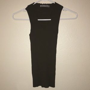 Camar Green V Neck tank top